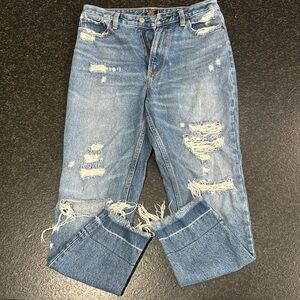 Used Abercrombie and Fitch Annie high-rise girlfriend jeans